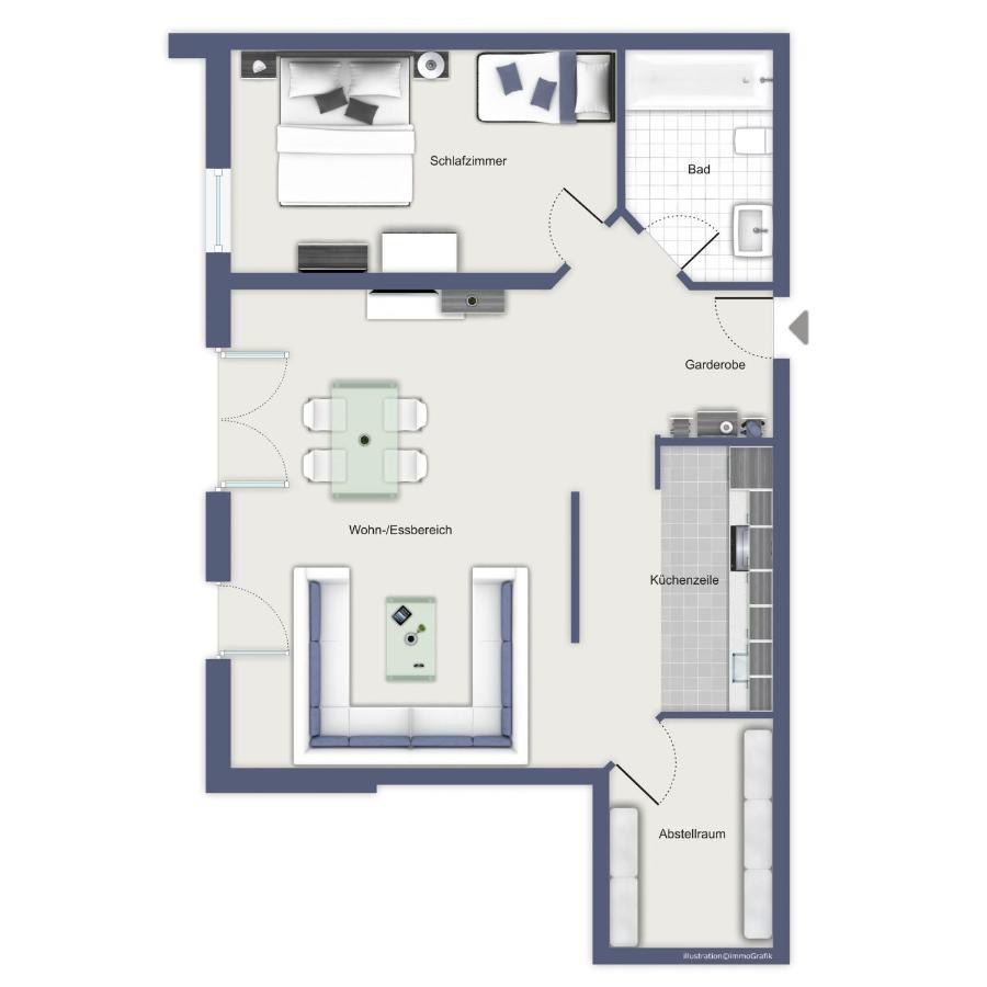 Haus Olymp Wohnung 03 Кюлунгсборн Экстерьер фото